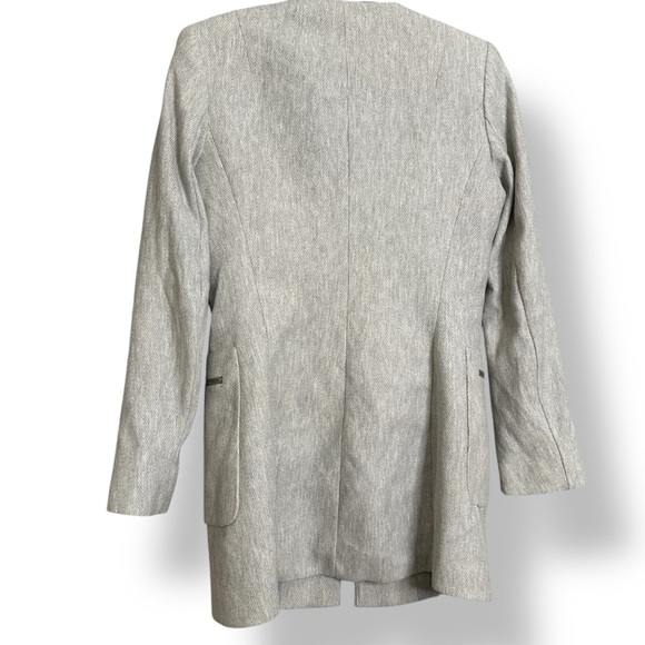 Zara Ladies Grey 3/4 Coat - Picture 2 of 8